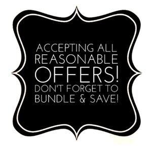 Open to all reasonable offers and don't forget  to bundle